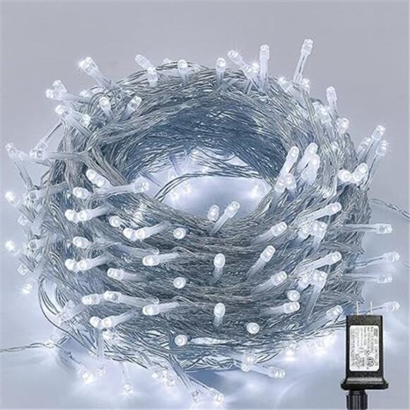 300 LED String Lights Outdoor Indoor, Extra Long 98.5FT...